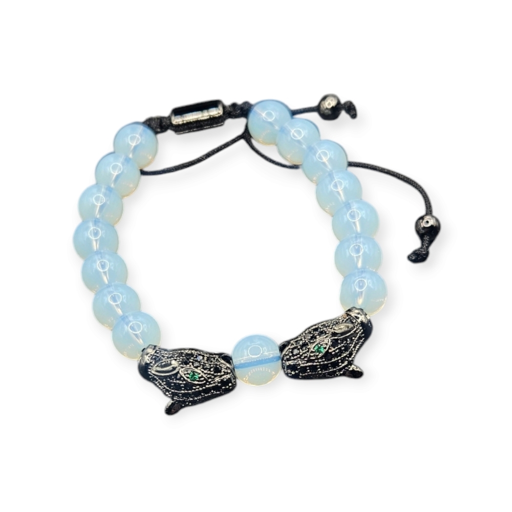 Opalite and Crystal Bracelet